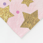 Unicorn Face Fleece Blanket gepersonaliseerd Girl  Deken (Hoek)