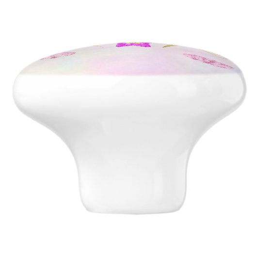 Unicorn Face Keramische Knop (Zijkant)