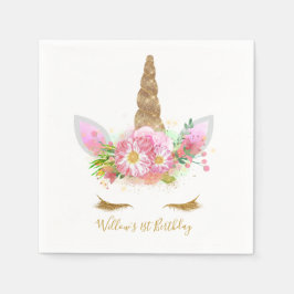 Unicorn Face Paper Napkin Servetten