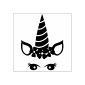 Unicorn Face Rubberstempel (Afrduk)