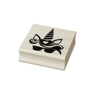 Unicorn Face Rubberstempel