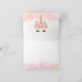 Unicorn Face Unicorn Thank You Cards Bedankkaart (Binnen)