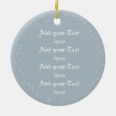 Unicorn Fae magie Kerstmis Keramisch Ornament (Achterkant)