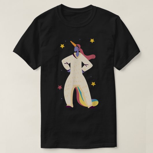 Unicorn Fairy tail T-shirt (Design voorkant)