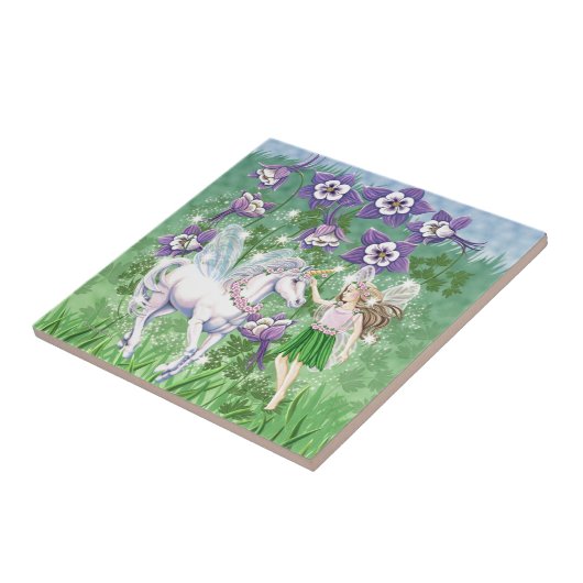 Unicorn Fairy Tegeltje (Zijkant)