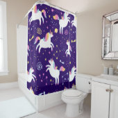 Unicorn Fan Club Douchegordijn (In situ)