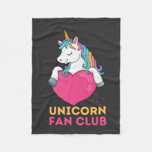 Unicorn Fan Club Kinder Fleece Deken