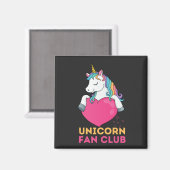 Unicorn Fan Club Magneet (Voorkant / Achterkant)