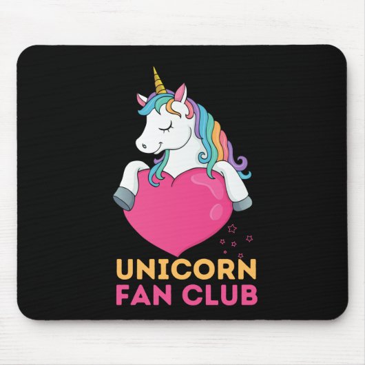 Unicorn Fan Club Muismat (Voorkant)