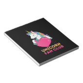 Unicorn Fan Club Notitieblok (Schuin)