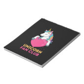 Unicorn Fan Club Notitieblok (Linkerzijde)