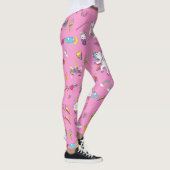 Unicorn Fan Club patroon Roze Leggings (Rechts)