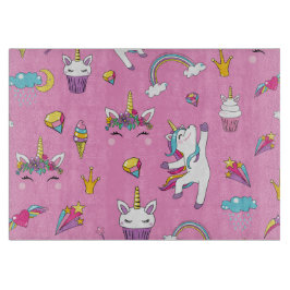 Unicorn Fan Club patroon Roze Snijplank