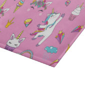 Unicorn Fan Club patroon Roze Snijplank (Hoek)