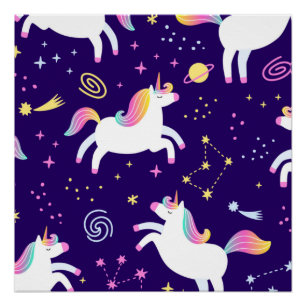 Unicorn Fan Club Perfect Poster