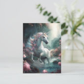 Unicorn Fantasy Art Briefkaart (Staand voorkant)