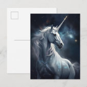 Unicorn Fantasy Art Briefkaart (Voorkant / Achterkant)