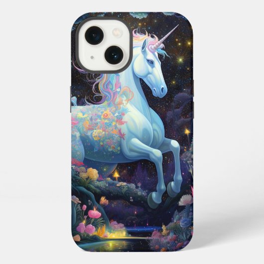 Unicorn Fantasy Art iPhone Hoesje (Achterkant)