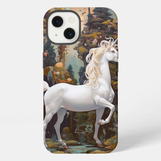 Unicorn Fantasy Art iPhone Hoesje (Achterkant)