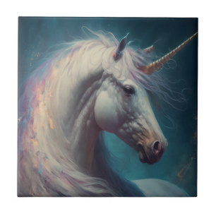 Unicorn Fantasy Art keramische Tegel Tegeltje