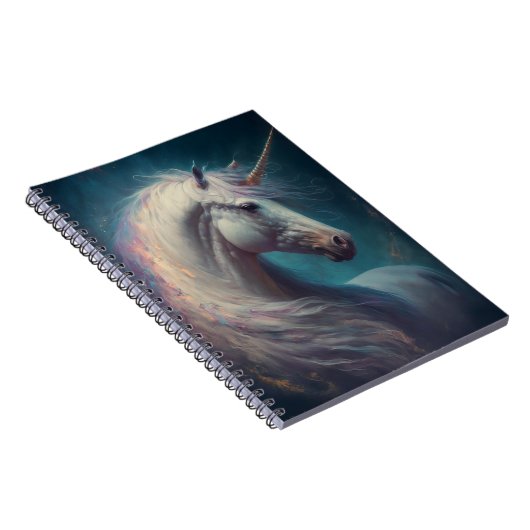 Unicorn Fantasy Art Notitieboek (Rechterzijde)