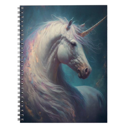 Unicorn Fantasy Art Notitieboek (Voorkant)