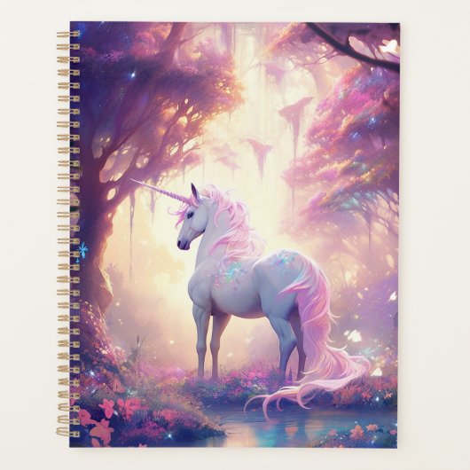 Unicorn Fantasy Art Planner (Voorkant)