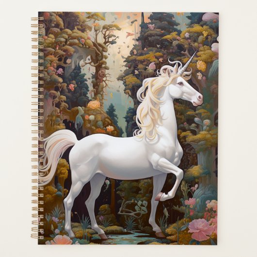 Unicorn Fantasy Art Planner (Voorkant)