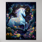 Unicorn Fantasy Art Poster (Voorkant)