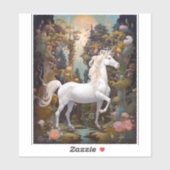 Unicorn Fantasy Art Sticker (Vel)