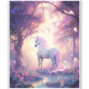 Unicorn Fantasy Art Sticker