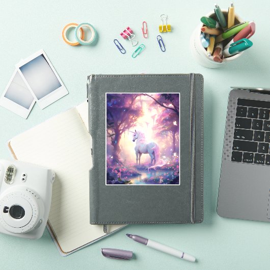 Unicorn Fantasy Art Sticker (iPad Cover)