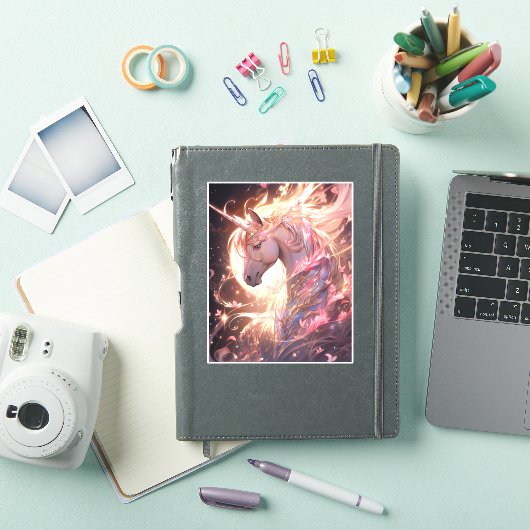 Unicorn Fantasy Art Sticker (iPad Cover)