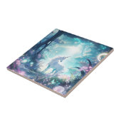 Unicorn Fantasy Art Tegeltje (Zijkant)