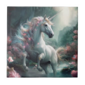 Unicorn Fantasy Art Tegeltje (Voorkant)