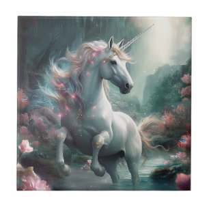 Unicorn Fantasy Art Tegeltje