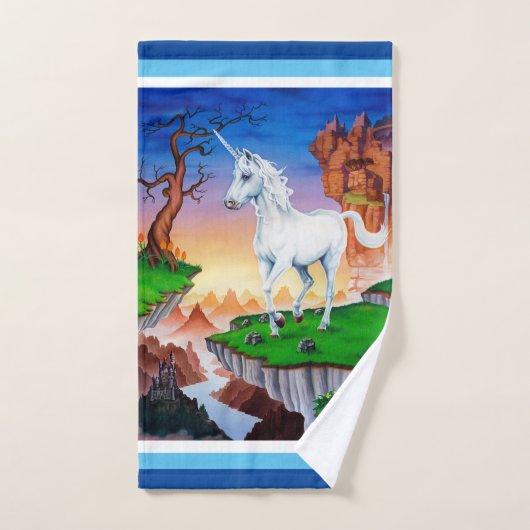 Unicorn fantasy badkamerhanddoeken bad handdoek (Handdoek)