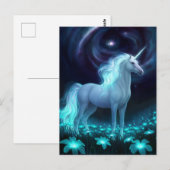 Unicorn Fantasy Briefkaart (Voorkant / Achterkant)