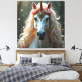 Unicorn Fantasy Canvas Afbeelding 2 (Insitu (Slaapkamer))