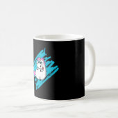 Unicorn Fantasy Cute Animals Funny Rainbow Gift Koffiemok (Voorkant rechts)