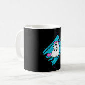 Unicorn Fantasy Cute Animals Funny Rainbow Gift Koffiemok (Voorkant links)