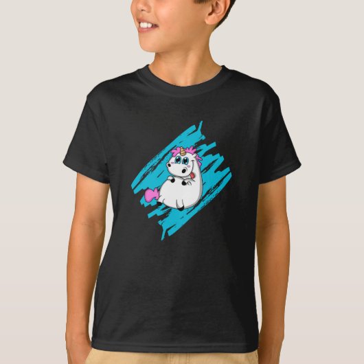 Unicorn Fantasy Cute Animals Funny Rainbow Gift T-shirt (Voorkant)
