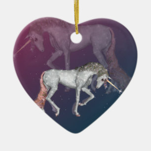 Unicorn Fantasy Keramisch Ornament