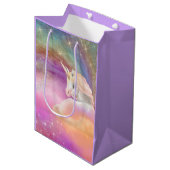 Unicorn Fantasy, onbuigzaam Medium Cadeauzakje (Voorkant Gekanteld)