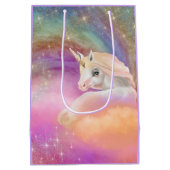 Unicorn Fantasy, onbuigzaam Medium Cadeauzakje (Achterkant)