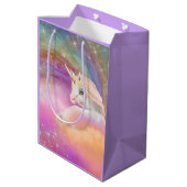 Unicorn Fantasy, onbuigzaam Medium Cadeauzakje (Achterkant Gekanteld)