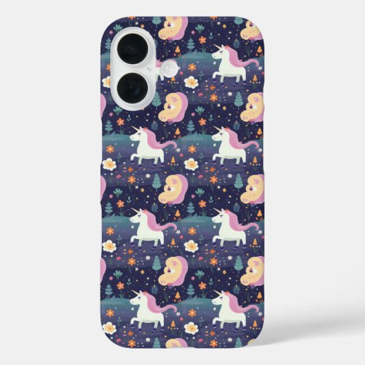 Unicorn Fantasy Pattern Case-Mate iPhone Case (Achterkant)