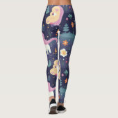 Unicorn Fantasy Pattern Leggings (Achterkant)
