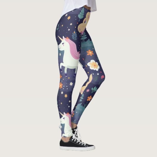 Unicorn Fantasy Pattern Leggings (Rechts)