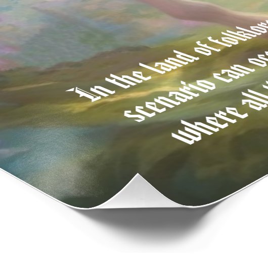 Unicorn Fantasy Perfect Poster (Hoek)